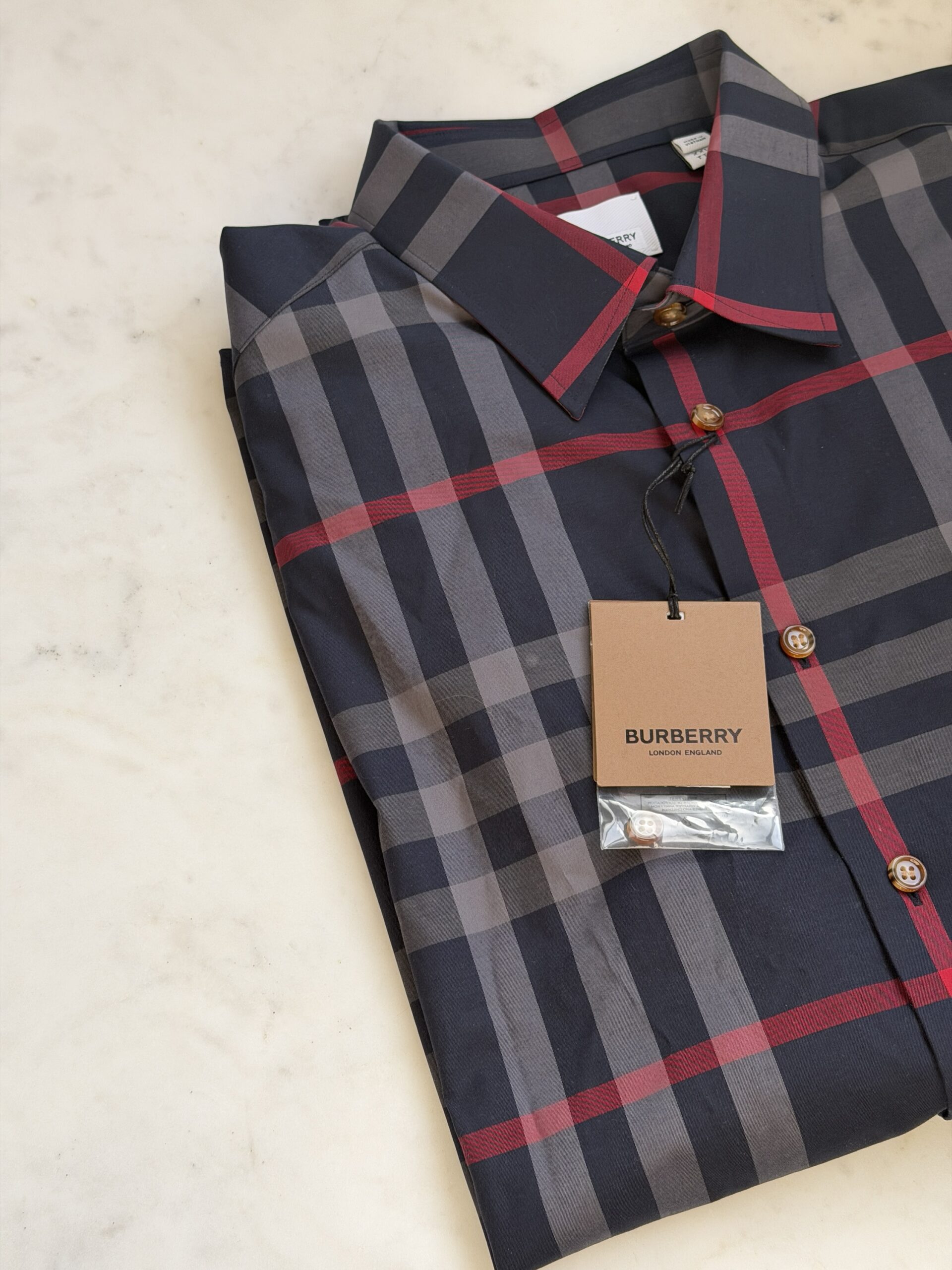 img_2001 Burberry shirt (short sleeves) - Image 1