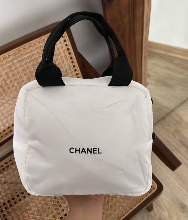 Chanel makeup bag with handle - Image 1