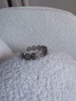 TORY BURCH  bangle (frozen logo cuff)